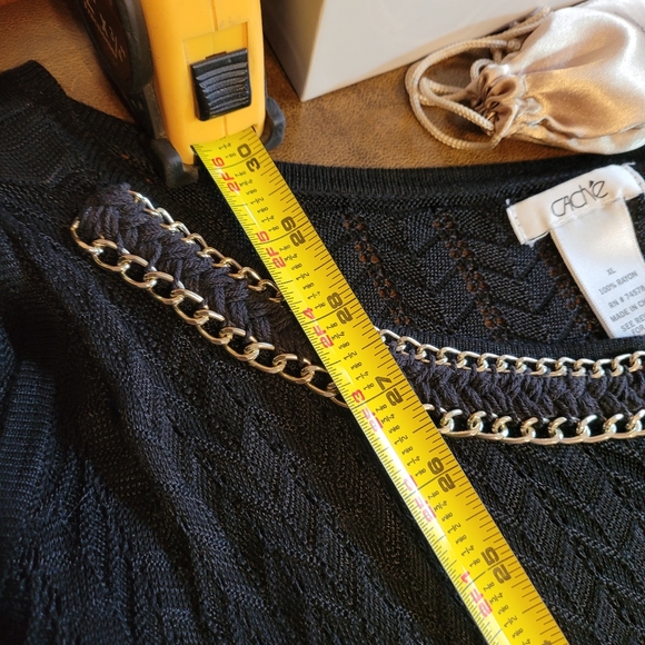 CACHE black knitted with gold collar - Picture 5 of 8